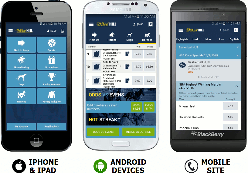 Mobile william hill android emulator