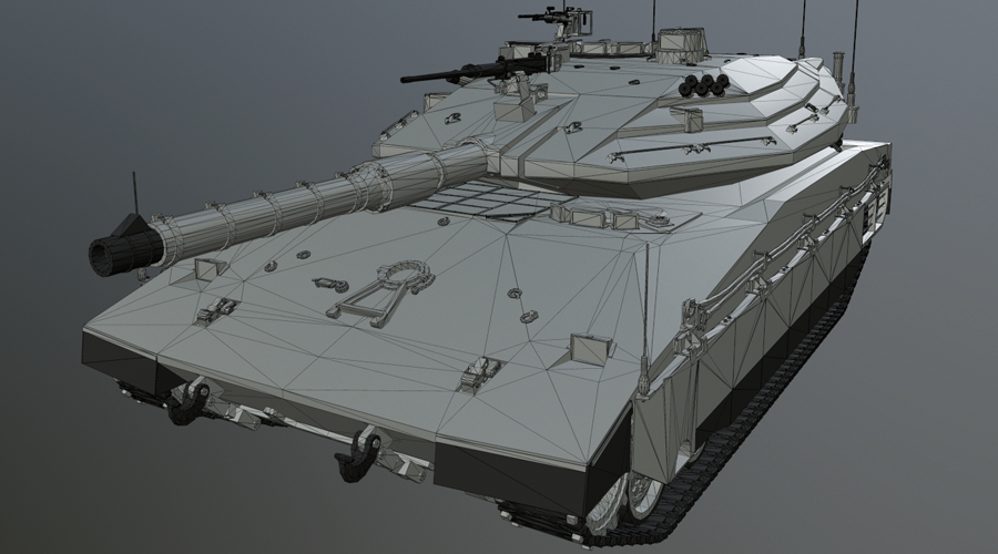 how much cost to make 3d model tank