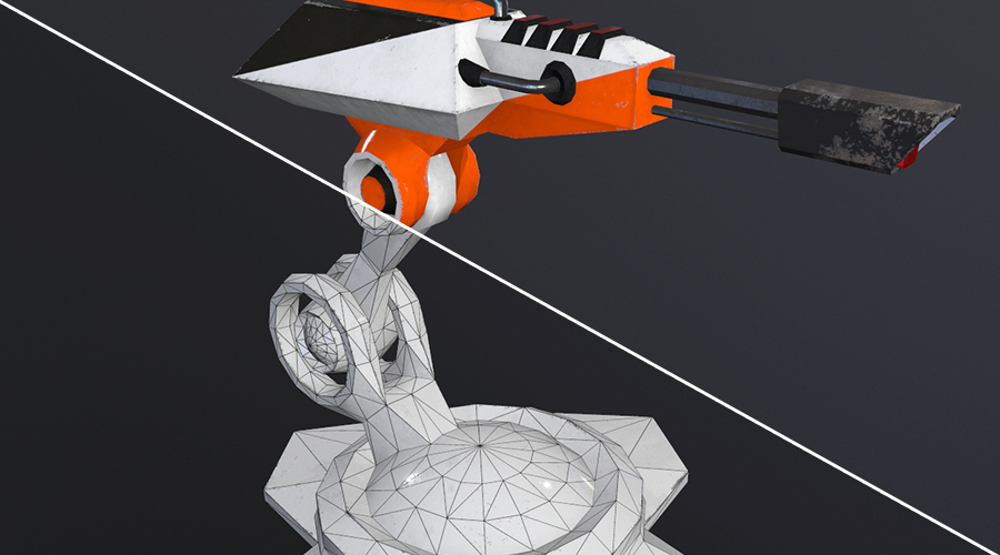 how much cost to make 3d model turret