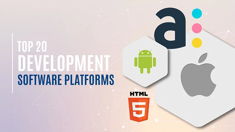 Top-20 app development software platforms