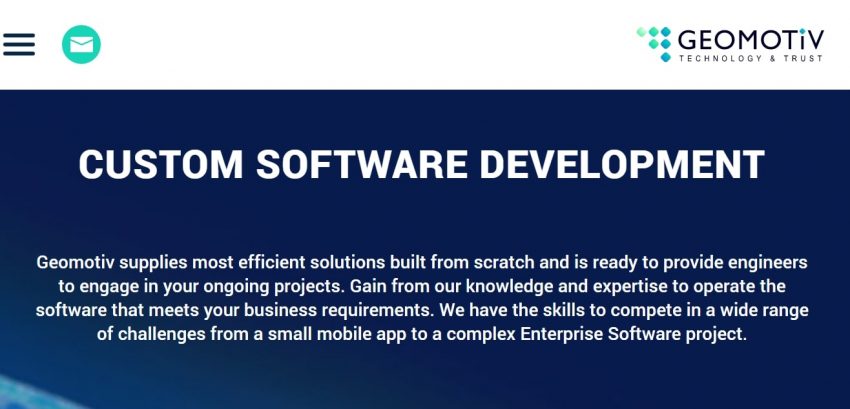 Geomotiv software development company