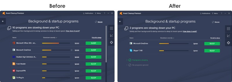 android avast cleanup review