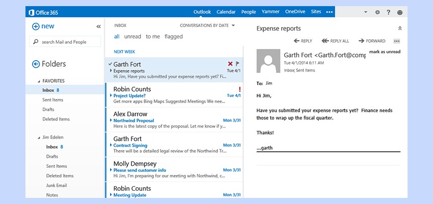 microsoft 365 email