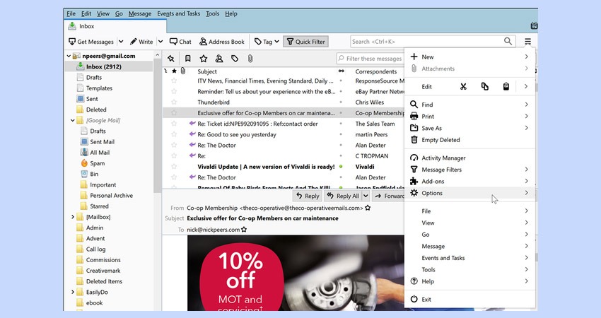 Gmail Inbox Outlook 20 More Email Service Providers