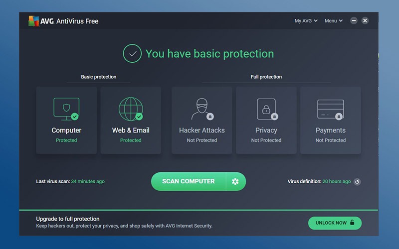 AVG malware removal tool