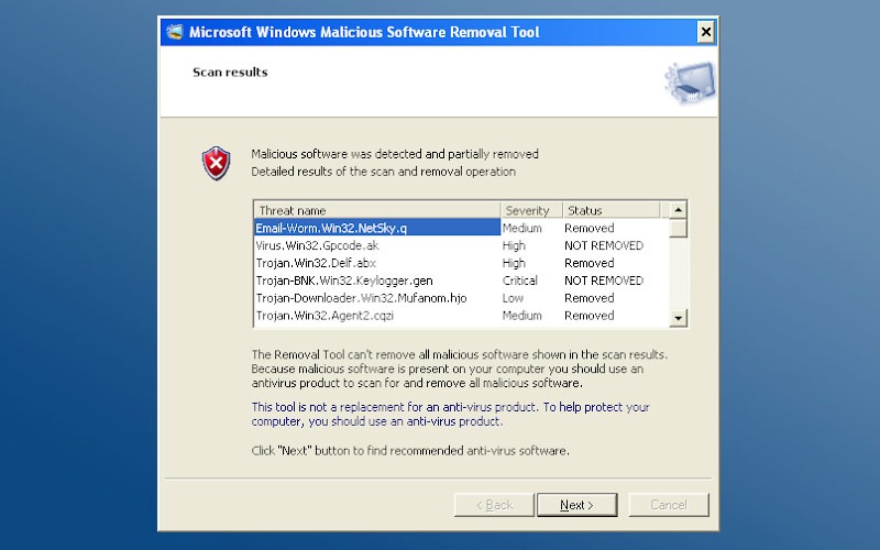 free malware protection MSRT