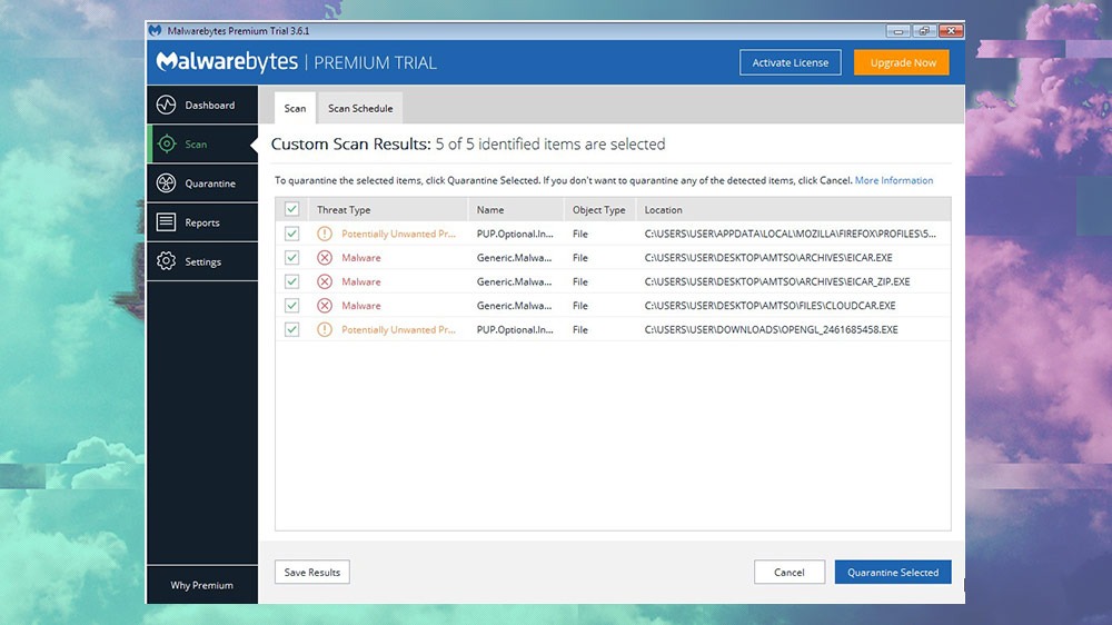 malwarebytes trial version