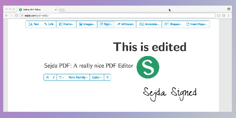 free pdf editing tools 