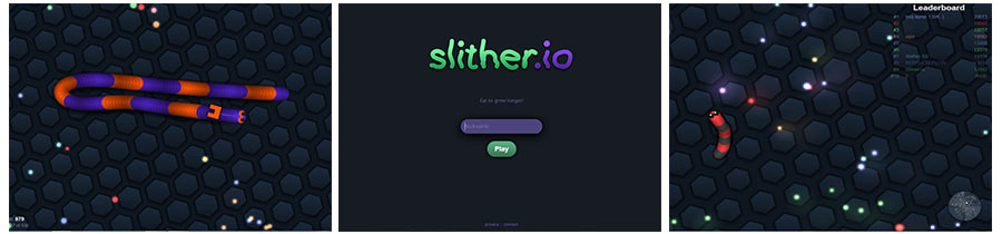 Slither browser game