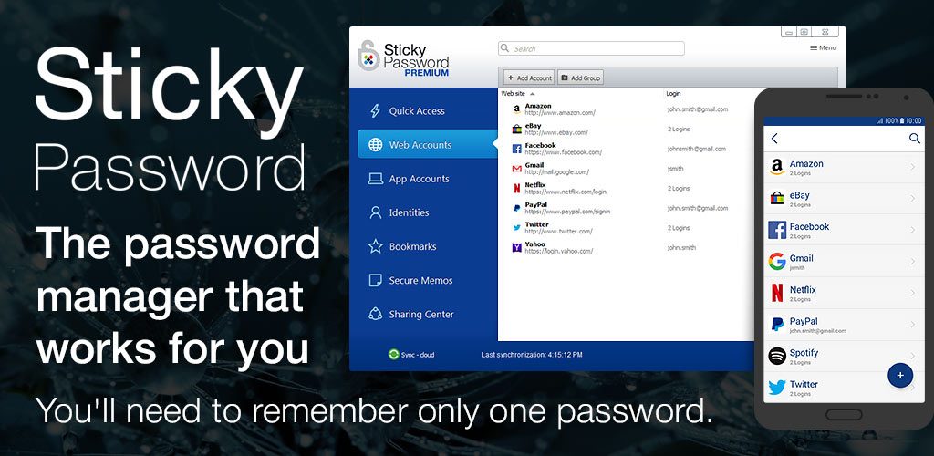 Sticky Password manager