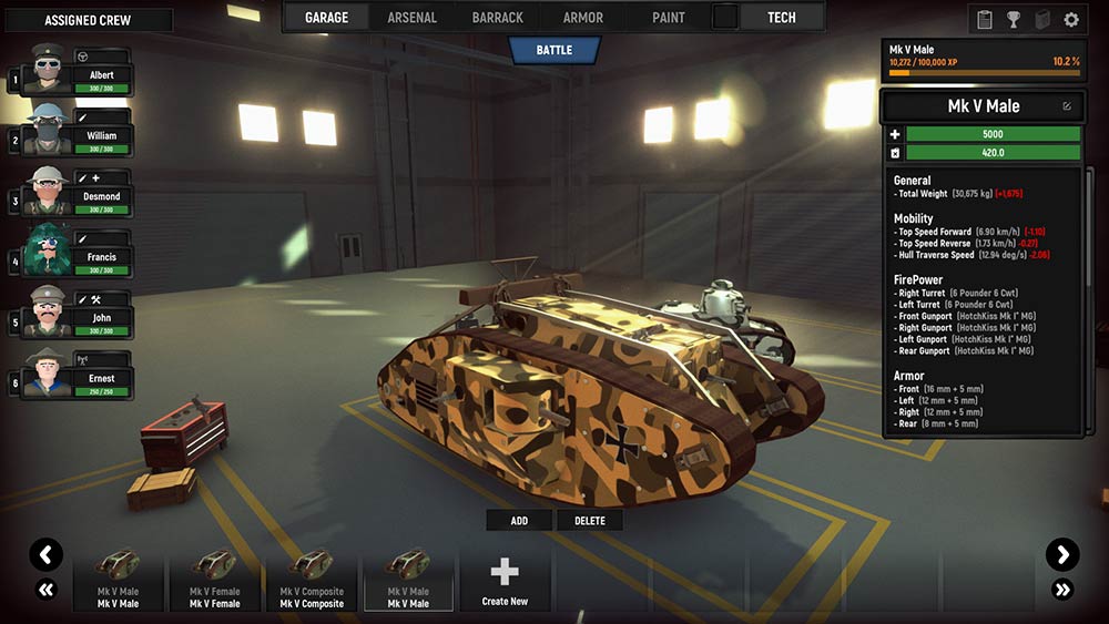 big battle tanks online game