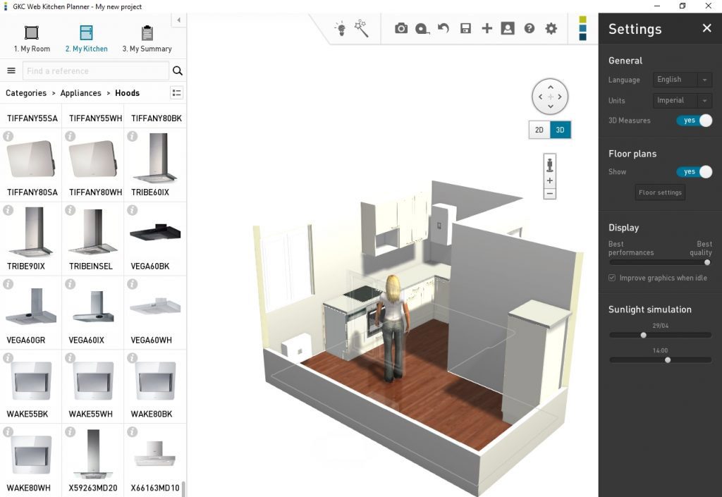 3d kitchen design software free online