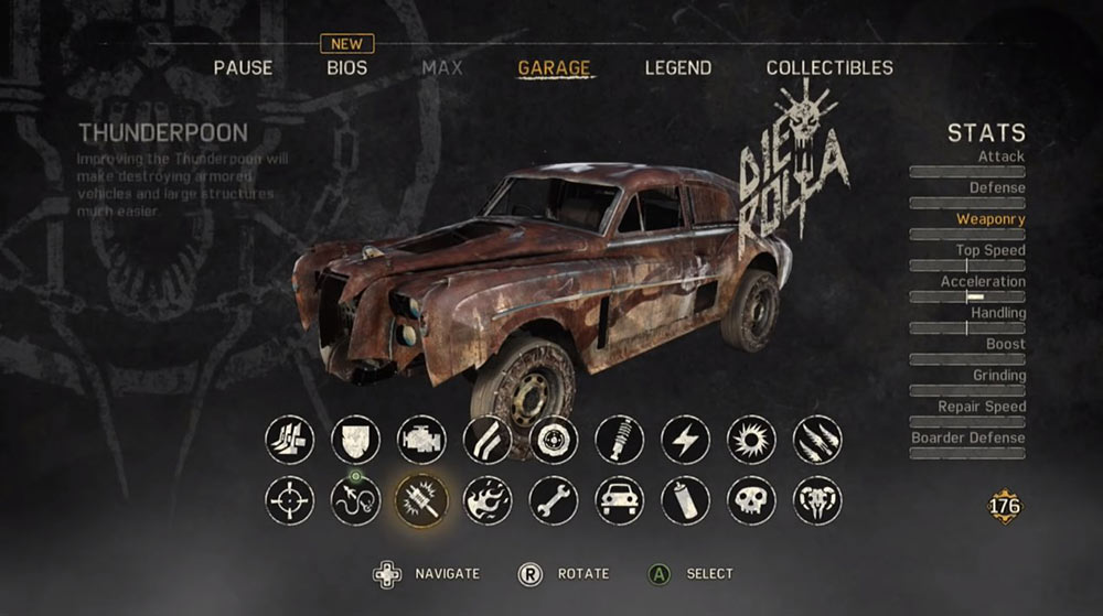 top post jocuri apocaliptice, Mad Max gameplay