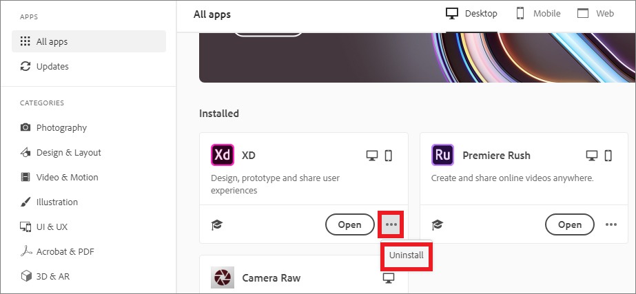 uninstall adobe creative cloud mac