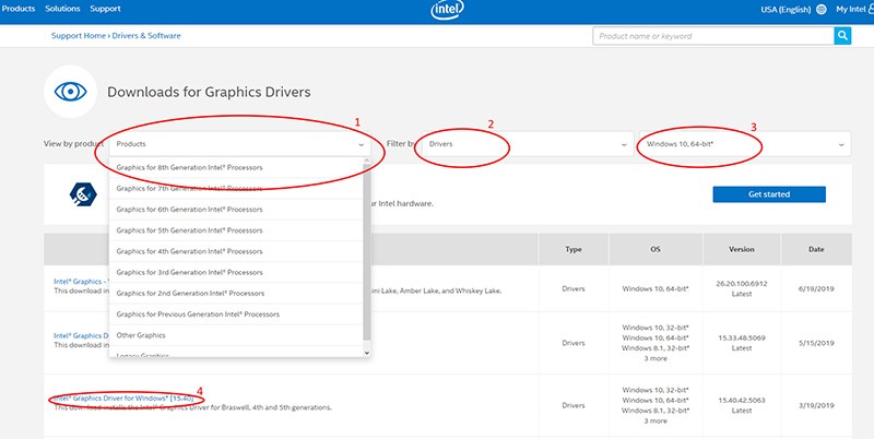 how to update intel drivers