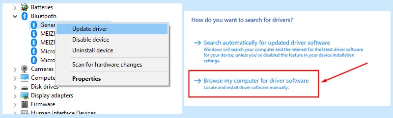 how to update driver manually