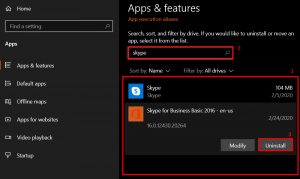 how to disable skype for business windows 10 startup