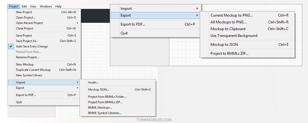 Balsamiq files export and import