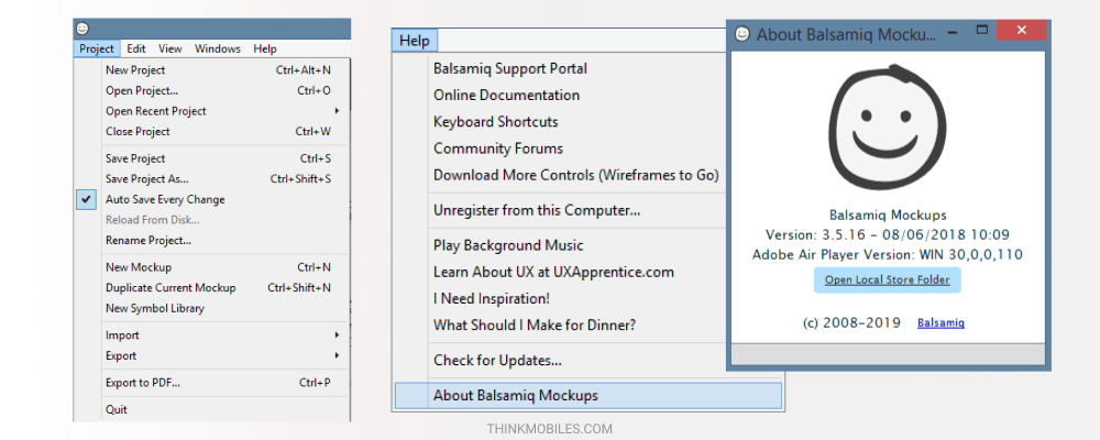 Balsamiq version search