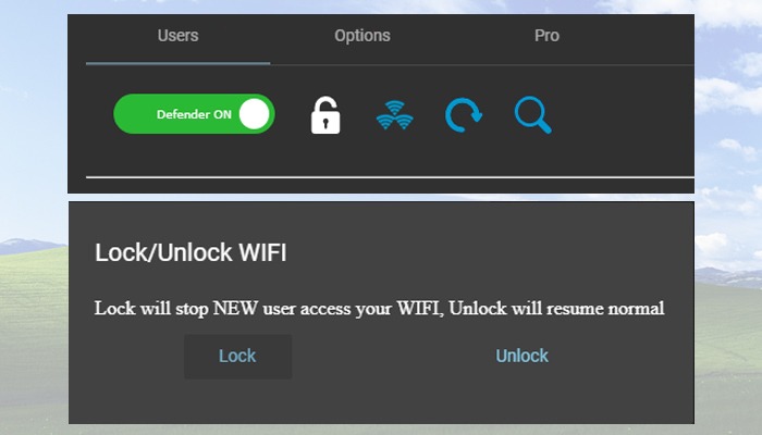 Lock access to Wi-Fi in NetCut