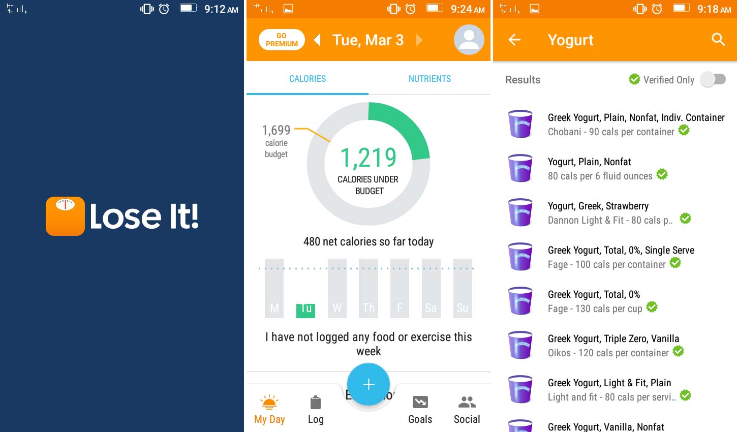 lose it calorie tracker app