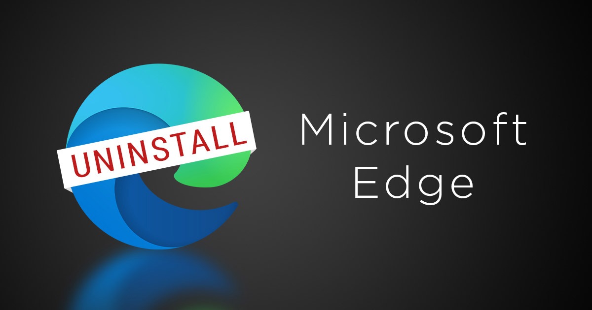 how to uninstall microsoft edge from windows 7