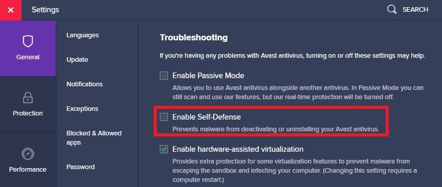 how to remove avast cleanup