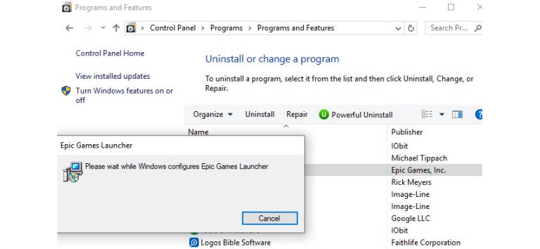 How to uninstall Epic Games Launcher from Windows 10 PC