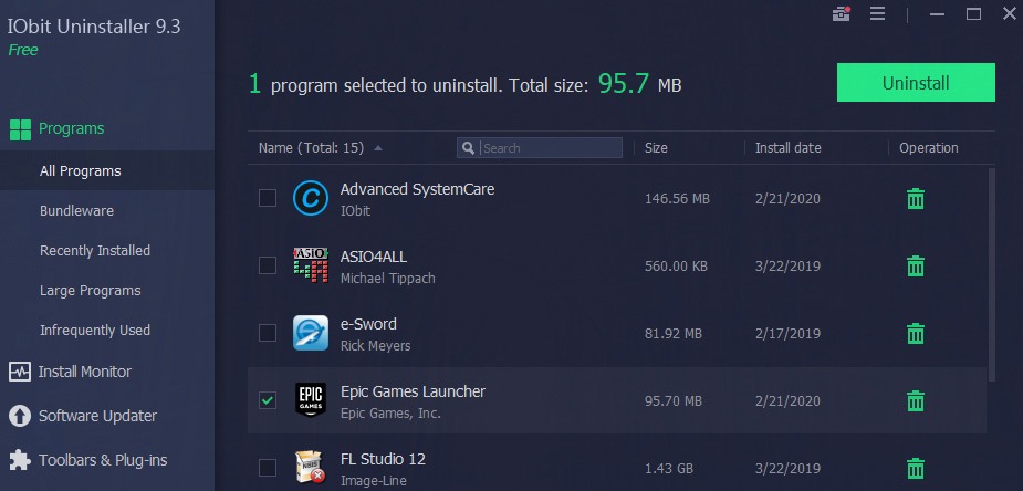 uninstall battlestate games launcher