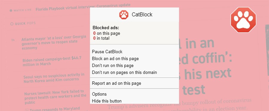CatBlock free extension