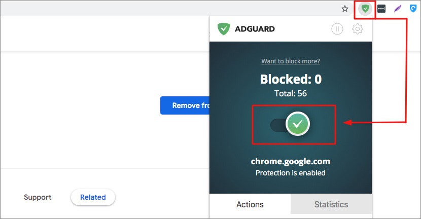 facebook messenger block adguard