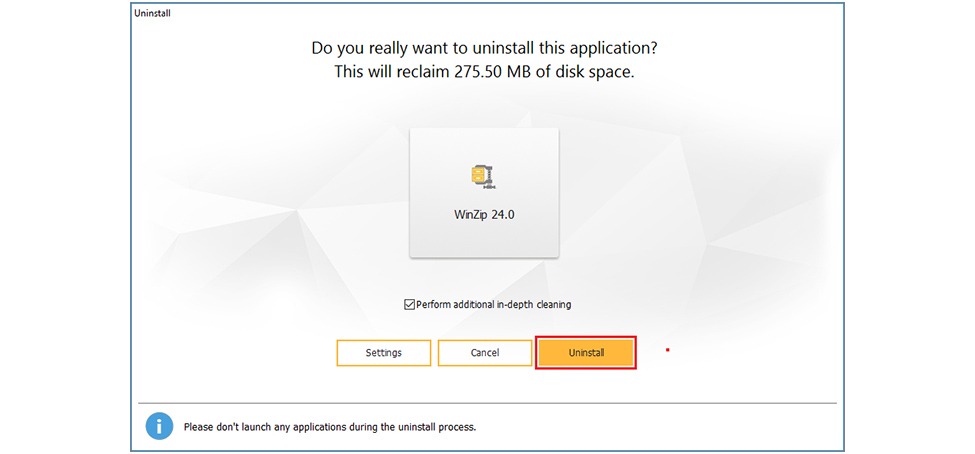 how to disable winzip