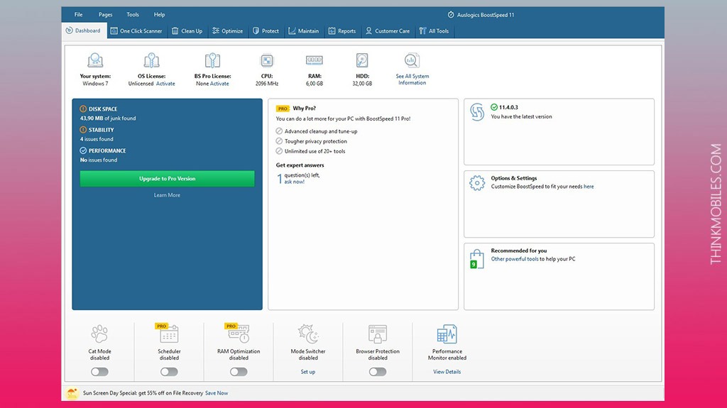 software for pc optimization