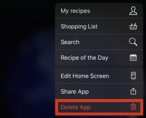 delete apps from iPhone manually