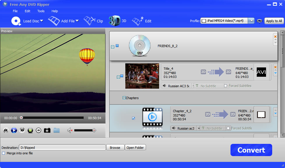 Gratuito Any DVD Ripper