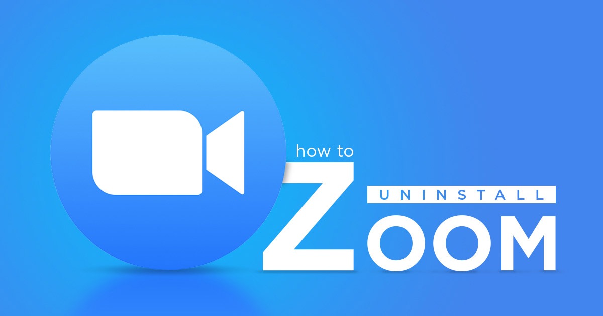 How to uninstall Zoom