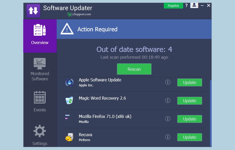 how to update software on windows
