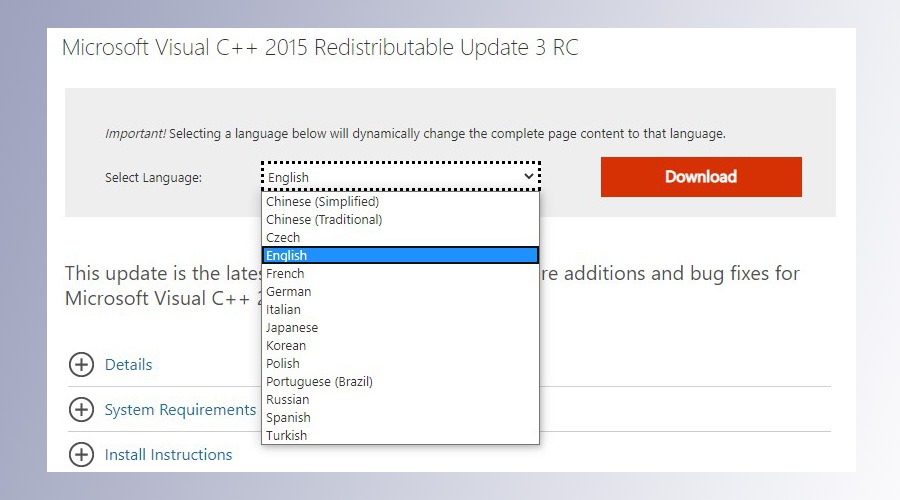 download microsoft visual c++