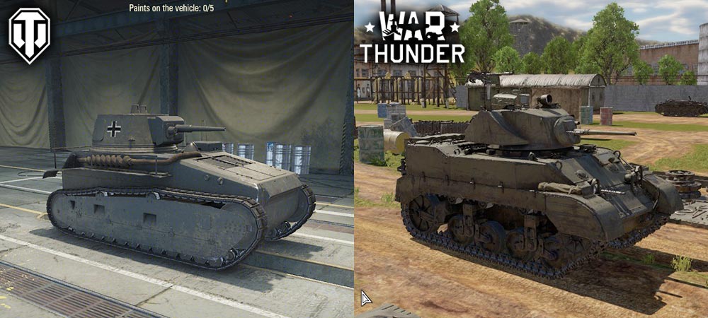light tanks in games