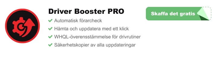 gratis drivrutinsuppdatering