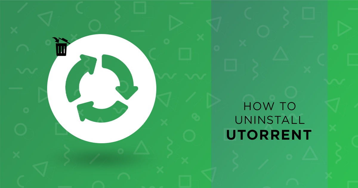 How to uninstall uTorrent