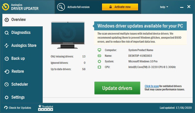 auslogics driver updater