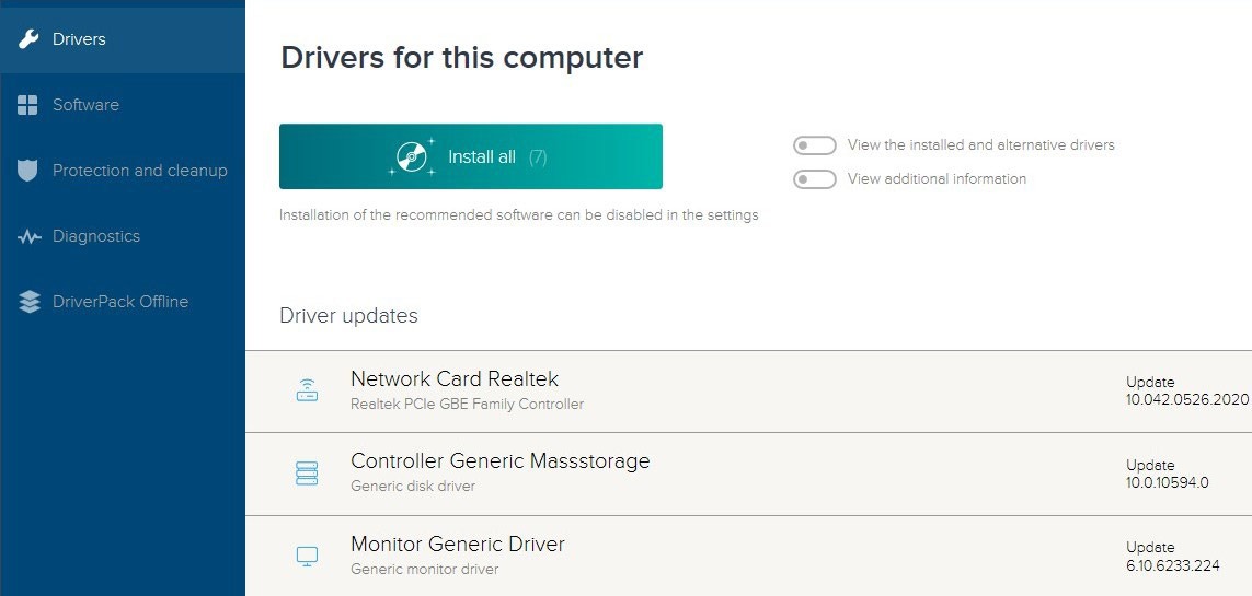 Driverpack notifier что это