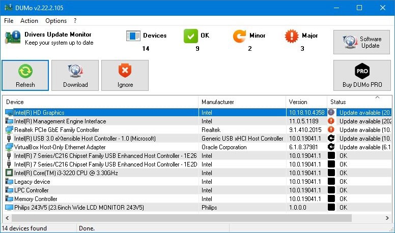 driver identifier online scan