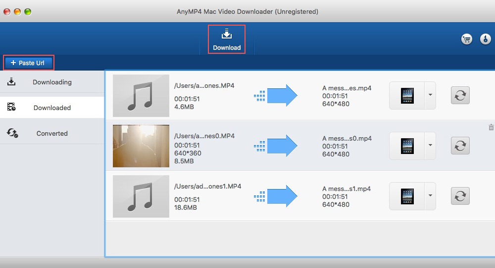 AnyMP4 Mac Video Downloader