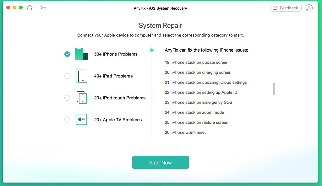 anyfix ios system recovery activation code