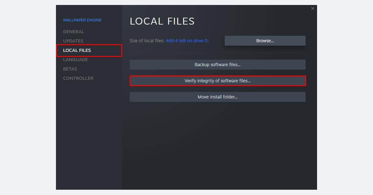how to verify ReShade on Steam