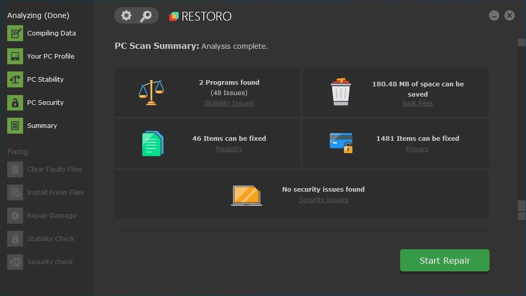 software for registry cleaning