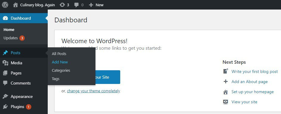 How to publish posts in WordPress