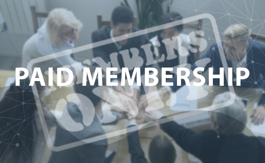 paid membership for blog